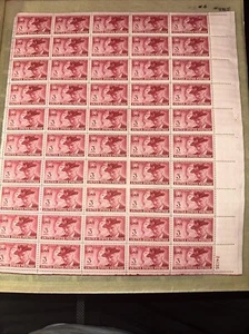 985 Grand Army of the Republic MNH 3 c Sheet of 50 1949 - Picture 1 of 2