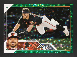Ryan McKenna US213 Green Foil 001 /499 2023 Topps Update Series Orioles