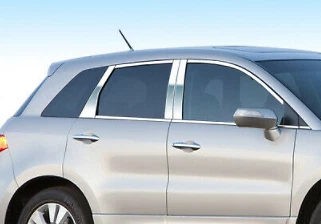 2007-2012年讴歌RDX 6PC铬柱不锈钢装饰不锈钢 — 第 1/1 张图片