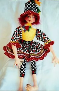 *NEW* CLOTH ART DOLL (PAPER) PATTERN "BANBURY CROSS BETH" BY PATTI CULEA - SALE! - Picture 1 of 1