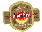 Unused 1950s Minneapolis GRAIN BELT SPECIAL BEER 3.2% 12oz Label