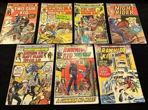 Lot of 7 Marvel Western Themed Comic Two Gun Kid Kid Colt Rawhide Kid - Picture 1 of 15