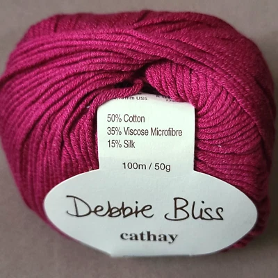 1+ Ball - Cathay by Debbie Bliss (50% Cotton/35% Viscose/15% Silk) - Fuschia - Image 1 of 4