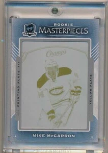 2015-16 The Cup Printing Plates Champ's Yellow #165 Mike McCarron 1/1 - Picture 1 of 1