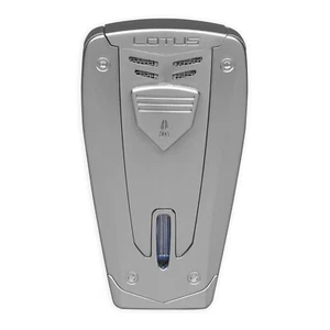 Lotus Fusion Triple Torch Lighter - Matte Chrome - Picture 1 of 1
