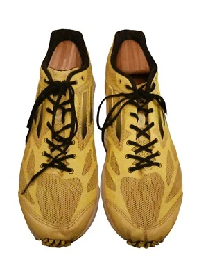 Adidas Para Hombre Adizero Pluma-2 Talla 11 1/2 Zapato para Correr Amarillo Zapatillas con Cordones. Foto 1 de 4