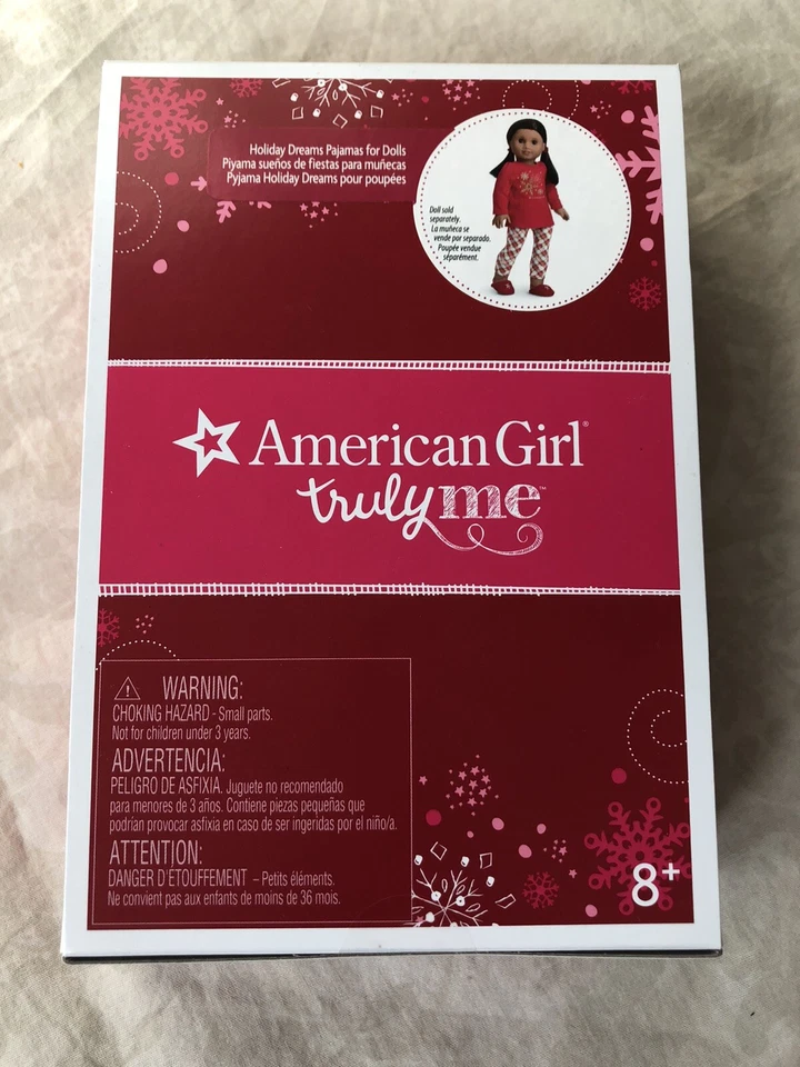 American Girl Truly Me Holiday Dream Pajamas for 18 Inch Dolls