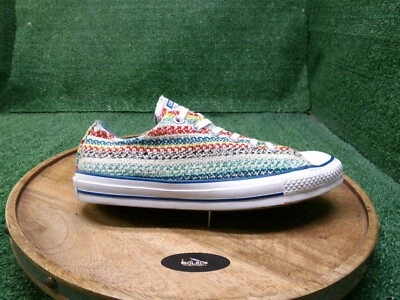 Zapatos Converse All Star para mujer Zapatillas bajas de buey multicolor de lona talla 9 Foto 1 de 4