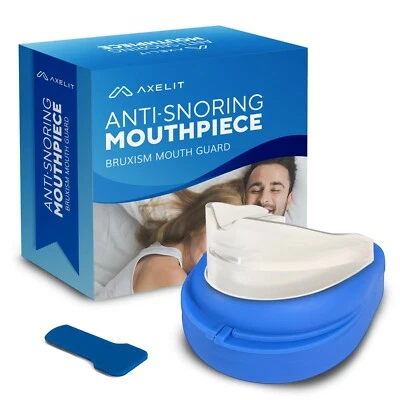 Stop Snoring Mouthpiece Sleep Apnea Guard Bruxism Anti Snore Pure Grind Aid Tray - Image 1 of 4