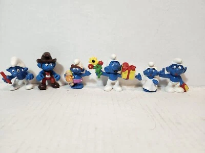 Lote de 6 Pitufos Foto 1 de 3