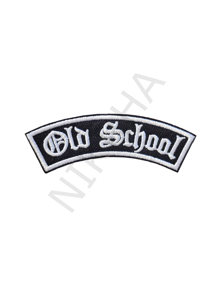 Old School Aufnäher Patch Aufbügler Geschenk Männer BIKER Motorrad Kutte Harley - Bild 1 von 1