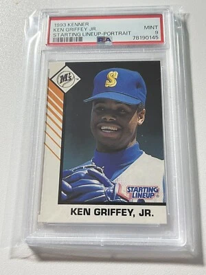 1993 Kenner Starting Lineup Portrait Ken Griffey Jr. Mariners HOF PSA 9 MINT - Image 1 of 2