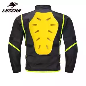 LS2 Level 2 CE Certified Motorcycle Back Protector Jacket Insert Vented Yellow - Picture 1 of 2