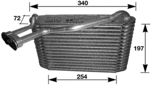 Mahle AE34000S Evaporator, Air Conditioning Left Hand Drive LHD for Audi A4 (B5) - Picture 1 of 2