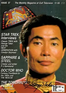 George Takei autographed signed autograph Star Trek 1992 TV Zone magazine JSA - Picture 1 of 1
