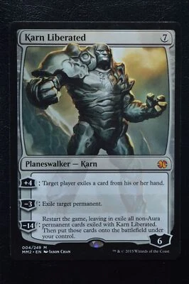 Magic The Gathering MTG KARN LIBERATED Modern Masters 2015 LP Lightly Played - Image 1 of 2