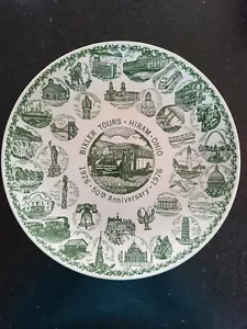Tourism History Bixler Tours 1926-76 50th Anniversary 10" Commemorative Plate - Picture 1 of 10