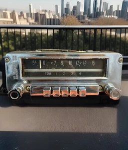 VINTAGE MOPAR 608 Plymouth 1953 1954 Classic original car dash RADIO - Picture 1 of 24