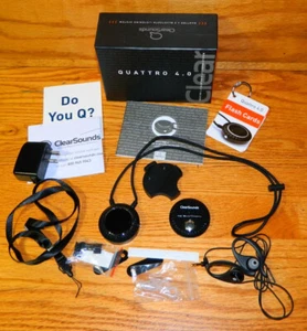 ClearSounds Quattro 4.0Bluetooth Listening System with Mini USB Cable Untested - Picture 1 of 8