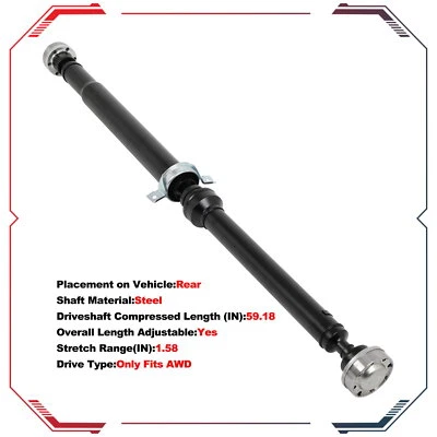 Rear Driveshaft For Dodge Durango 2011 2012 2013-2019 976-884 52123633AA AWD - Image 1 of 4