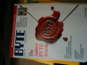 Byte Magazine Annual BYTE AWARDS EDITION SPECIAL COMMUNICATIONS DEPTH JAN 1989 - Picture 1 of 1