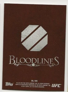 2013 UFC BLOODLINES BLOODLINES INSERTO #BL-KN KHABIB NURMAGOMEDOV (NM-MT MT MT) - Imagen 1 de 3