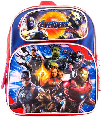 Avengers "End Game" 12" Toddler School Backpack Boy's Book Bag - Image 1 of 3