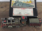 Vintage 50's Japan TN Tin Litho Battery Operated Electric Cable Train with BOX