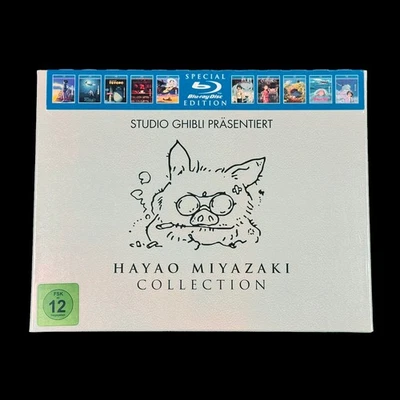 HAYAO MIYAZAKI COLLCETION - SPECIAL EDITION Blu-ray LEERBOX für 10 Filme - Bild 1 von 2