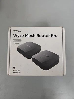 Wyze WF6ETBMRS Mesh Router Pro - Wi-Fi 6E AXE5400 Tri-Band Mesh Router System - Image 1 of 2