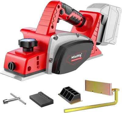 Cordless 3-1/4" Electric Hand Planer for Woodworking Compatible Milwaukee - Image 1 of 4