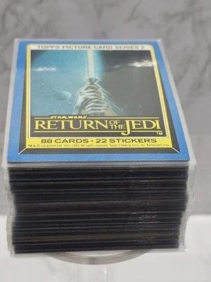 Juego de Cartas INCOMPLETO Star Wars Retorno del Jedi SIN Pegatinas Topps Serie 2 ROTJ Foto 1 de 4