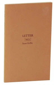 Susan GRIFFIN / LETTER 1973 1st Edition 1974 #127565 - Picture 1 of 1