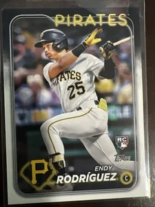 2024 Topps Endy Rodriguez Rookie Card #3 Pirates - Bild 1 von 2