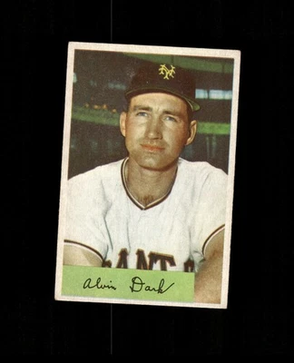 1954 Bowman 41b Alvin Dark .968/.960 Fielding APOOR. POOR #D1,488495 - Image 1 of 2