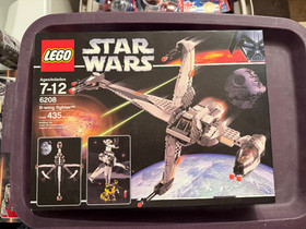 STAR WARS LEGOB-WING FIGTHER 6208 RETIRED NEW FREE SHIP USA ONLY