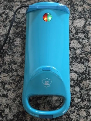 Yes Chef Omelette Maker Nonstick DOM001BU Teal Blue 2 Egg Tested 120v 700w - Image 1 of 4