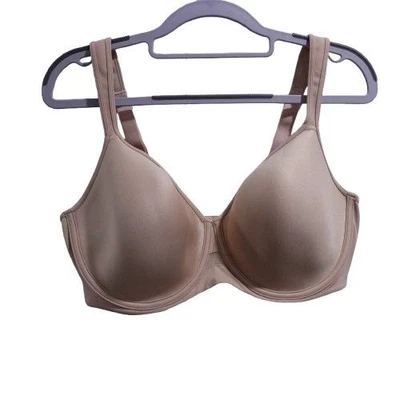 Bali One Smooth U Ultra Light Minimizer Underwire Bra Tan Size 38D DF3490 - Image 1 of 4