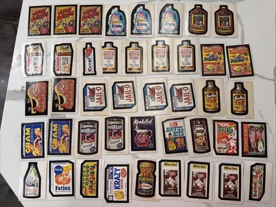 (43) Lote de tarjetas coleccionables anuncios pegatinas paquetes extravagantes Wonder Bread 1974-75 Foto 1 de 4
