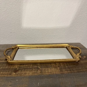 Bandeja Espejo Hoja Oro - Imagen 1 de 24