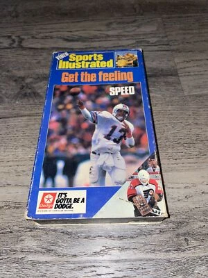 Sports Illustrated - Get the Feeling: Speed! ~ 1987  VHS Video ~ Football - Image 1 of 3