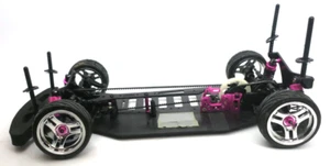 1/10 On Road RC CAR Kit Built Roller Belt Drive Red Cat HPI Hot Bodies Losi - Picture 1 of 11