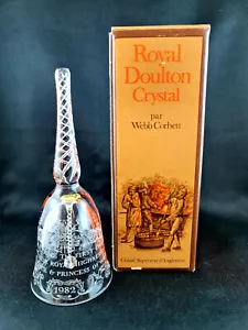 Royal Doulton “The Royal Birth” Crystal Bell  Made in England C1982 - Picture 1 of 6