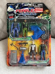 RARE 2009 UNIMAX FEARLESS FORCES 3.75" ACTION FIGURES 4 PACK NEW ORCA REAVER - Picture 1 of 2