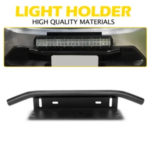 Bull Bar Front Bumper License Plate Mount Bracket LED Work Light Holder OffRoad - Picture 1 of 1