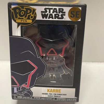 Funko POP! Star Wars Karre Enamel Pin w/ Removable Stand - SE - Disney - NEW - Image 1 of 4