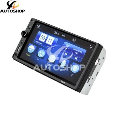 Car MP5 Double 2 DIN Player Stereo Radio Bluetooth 7'' Touch Screen FM Carplay - Image 1 of 4