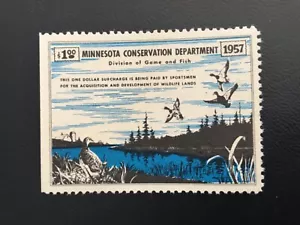 ICOLLECTZONE  US Minnesota 1957 Conservation Stamp VF NH - Picture 1 of 1