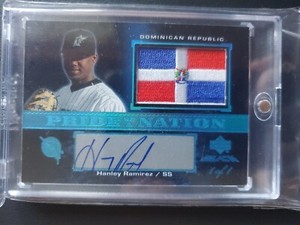 2007 UD Black Pride Of A Nation Hanley Ramirez Auto 1/1