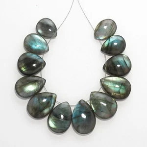 AAA 130,90 quilates Cuentas lisas de labradorita natural piedras preciosas sueltas de 15x12 mm a 21x15 mm - Imagen 1 de 6